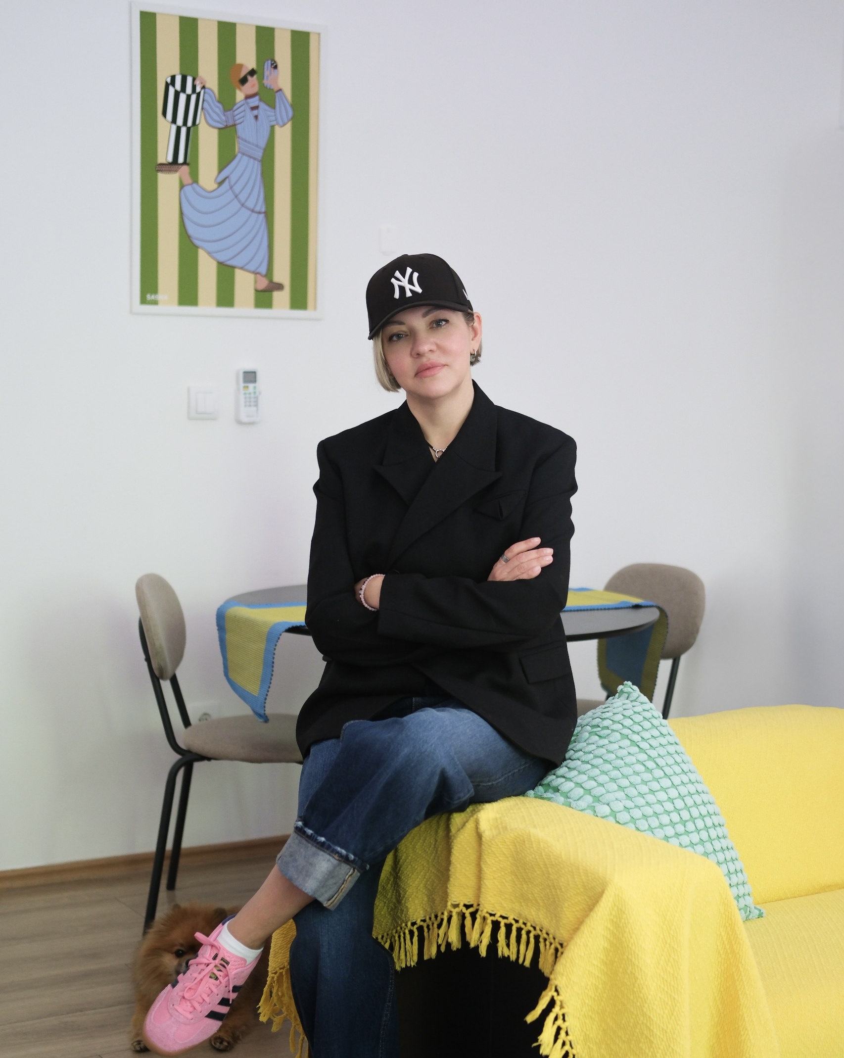 Portrait of Sasha Svetoch in her studio